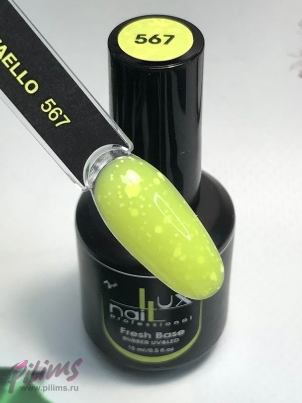 FRESH BASE RUBBER LUXNAIL #667lemon raffaello