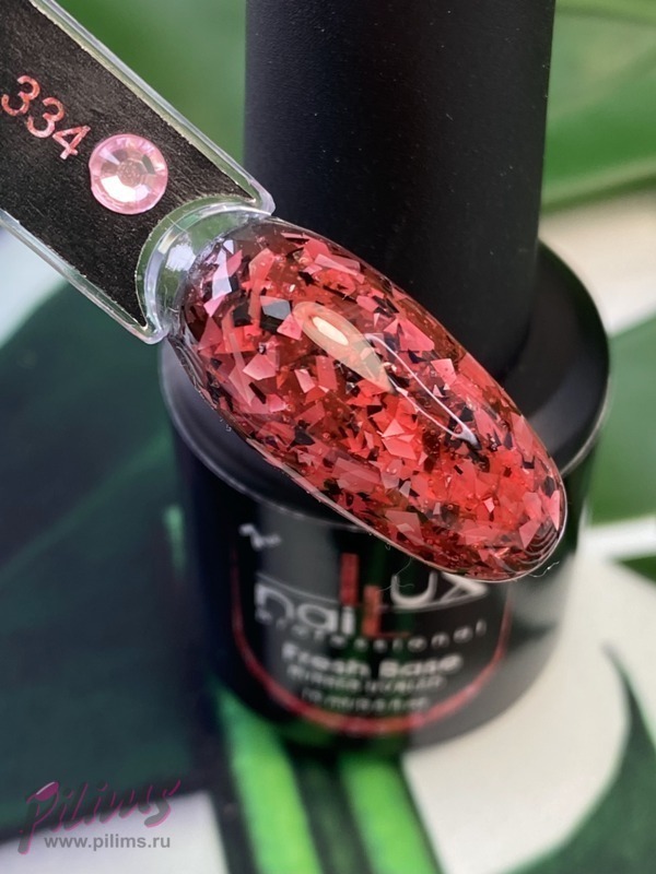 FRESH BASE RUBBER LUXNAIL #334shell strawberry