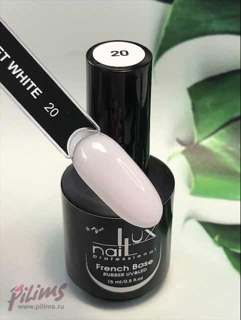 French Base Rubber LUXNAIL #20sweetwhite